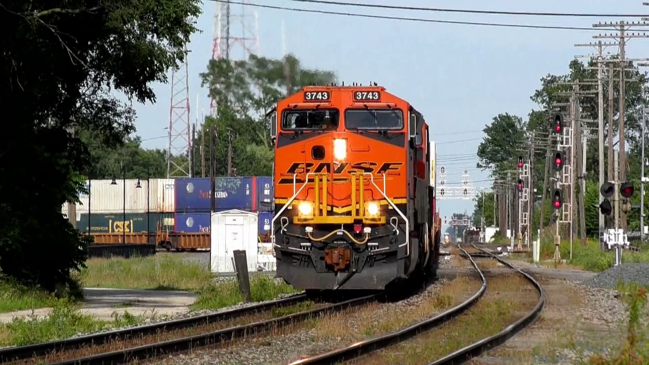 CSX and NS Trains in Fostoria, OH (1 of 2)