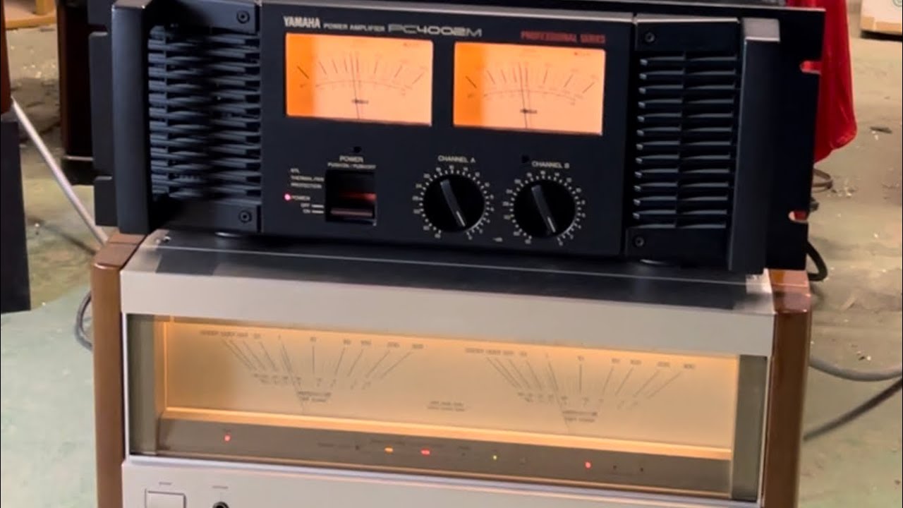 ДоОбзор с выводом Yamaha PC 4002m