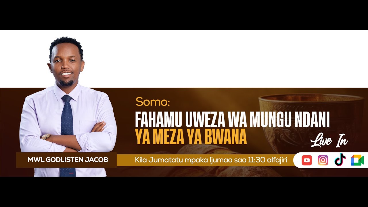FAHAMU UWEZA WA MUNGU NDANI YA MEZA YA BWANA