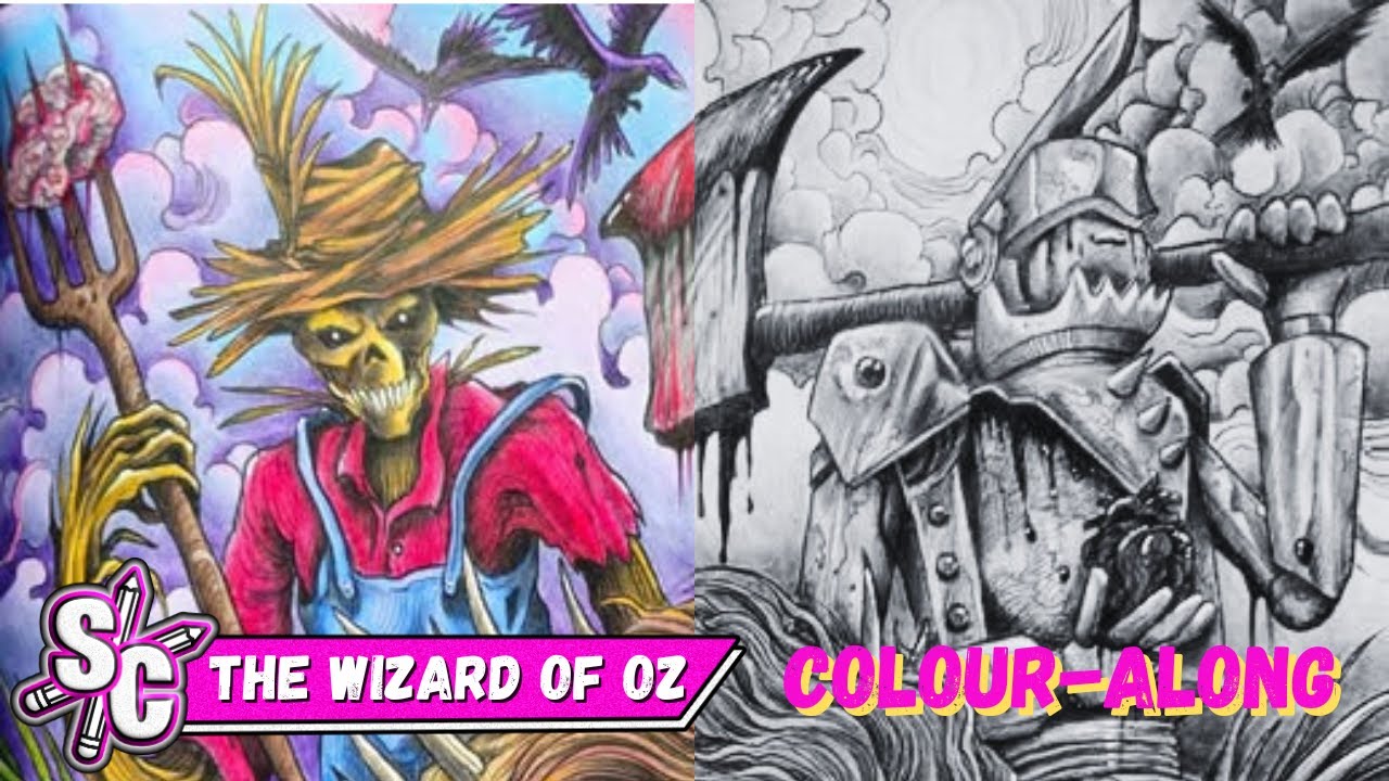 Colour-Along The Wonderful Wizard Of Oz Dark Fairytales By Kerby Rosanes - @sophiecolours