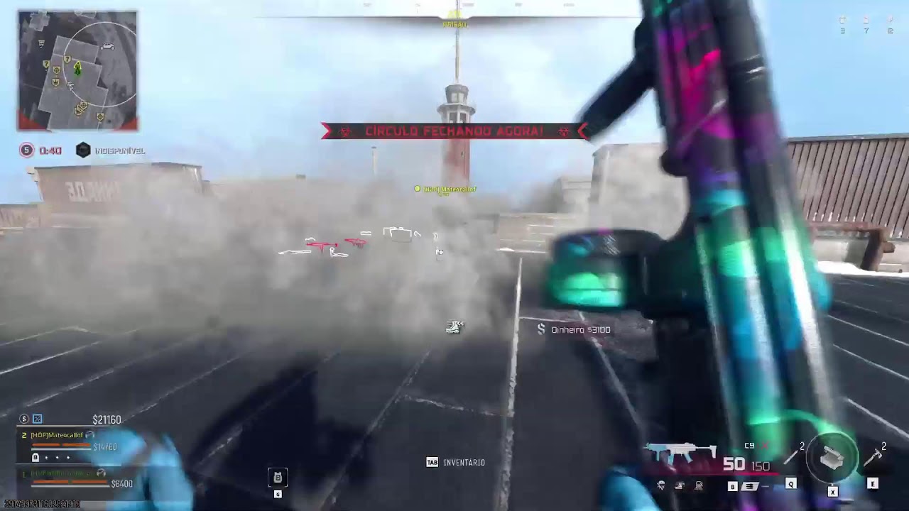JOGANDO COD WARZONE LIVE PIX NA DESC