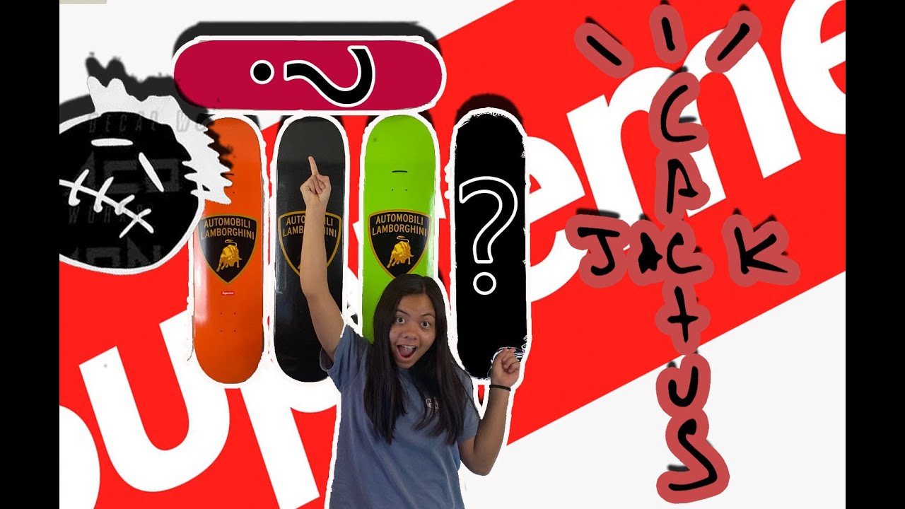 Unboxing the Supreme Chrome Logo and Travis Scott Cactus Jack Paisley Skate Decks   (The Life Of V)