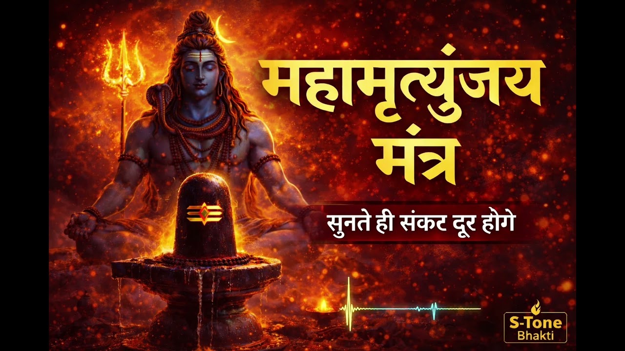 108 बार महामृत्युंजय मंत्र जप | Powerful Shiv Mantra | सुनते ही हर संकट दूर होगा 🔱