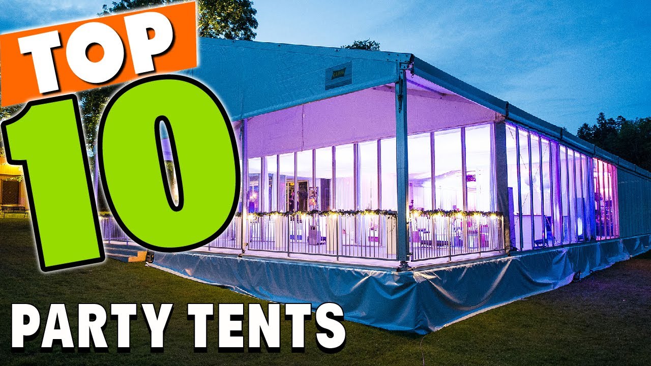 Best Party Tent In 2025 - Top 10 Party Tents Review