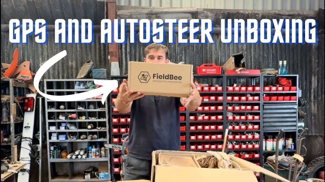 UNBOXING!!!! BRAND NEW FIELDBEE GPS AND AUTOSTEER!!