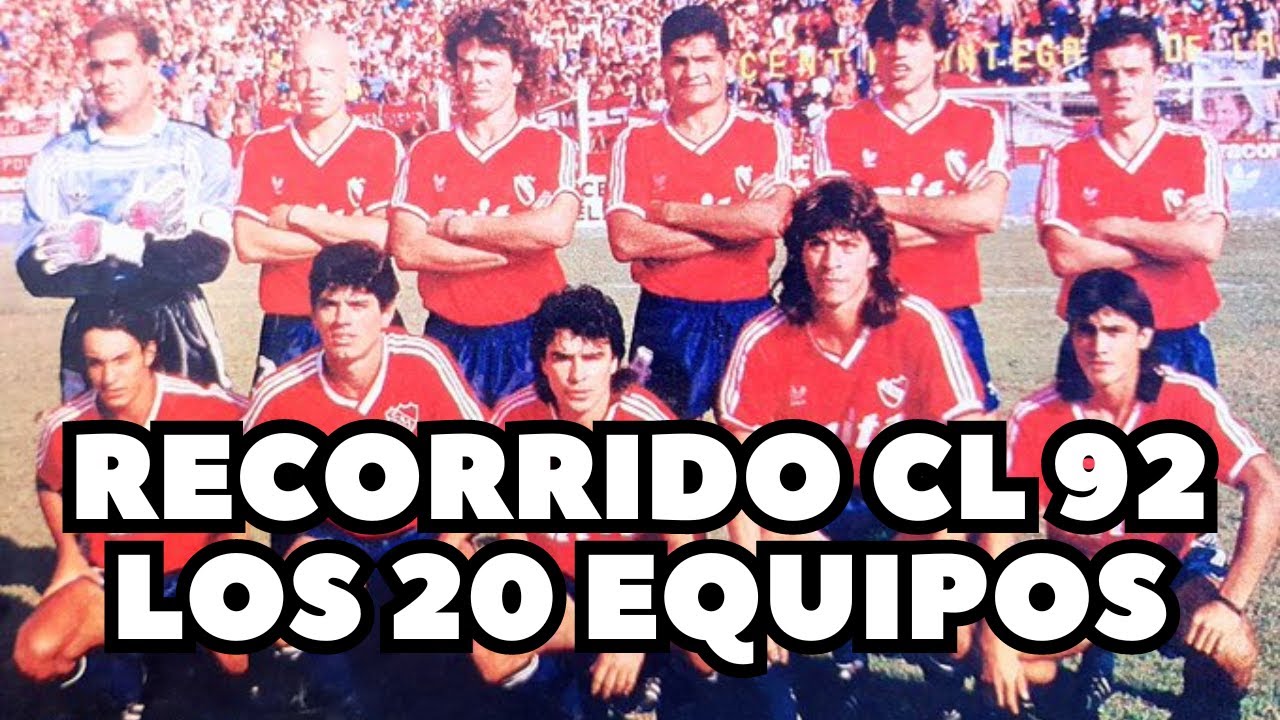 RECORRIDO CLAUSURA 1992 INDEPENDIENTE fechas 1-4