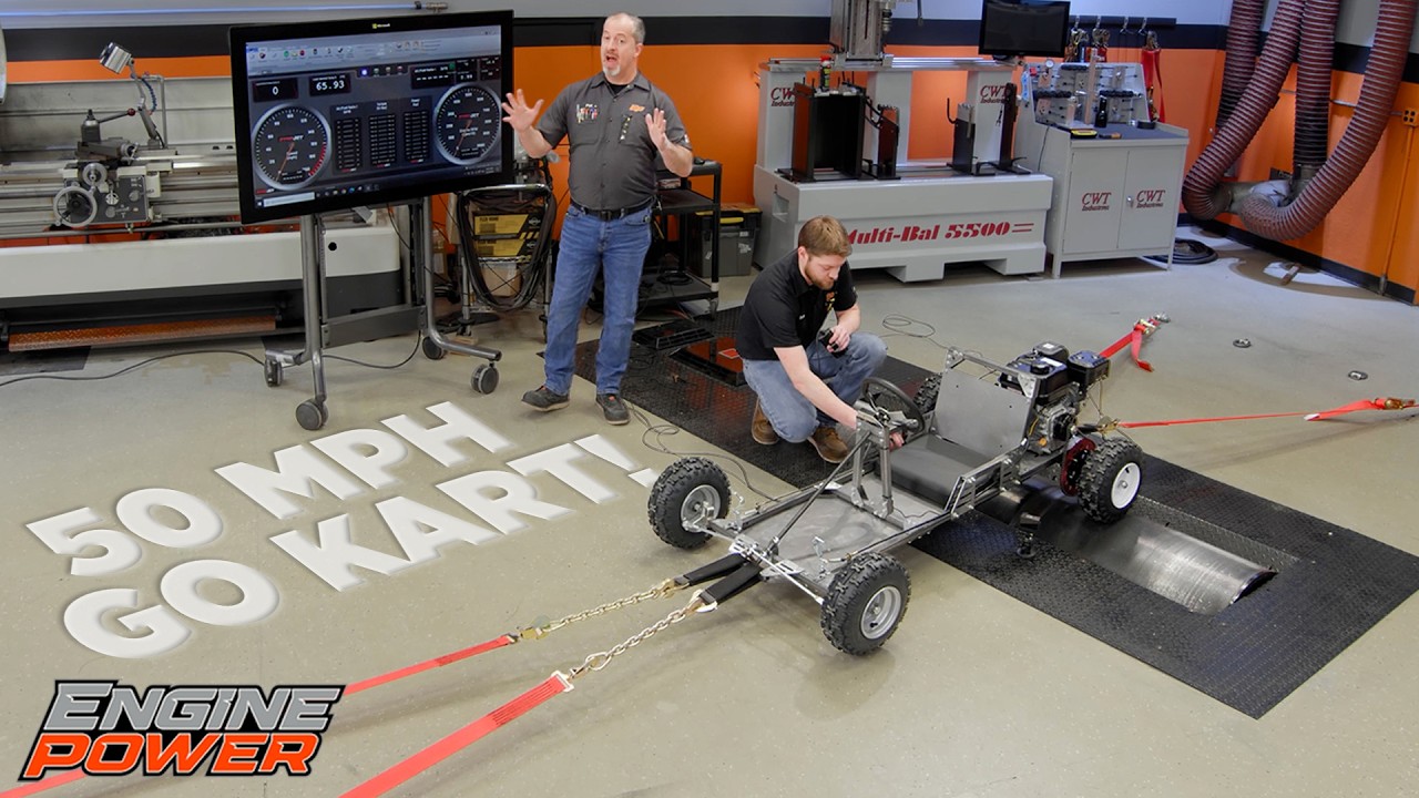 Chassis Dyno&rsquo;ing a Go-Kart! We Tripled the Power (Almost)
