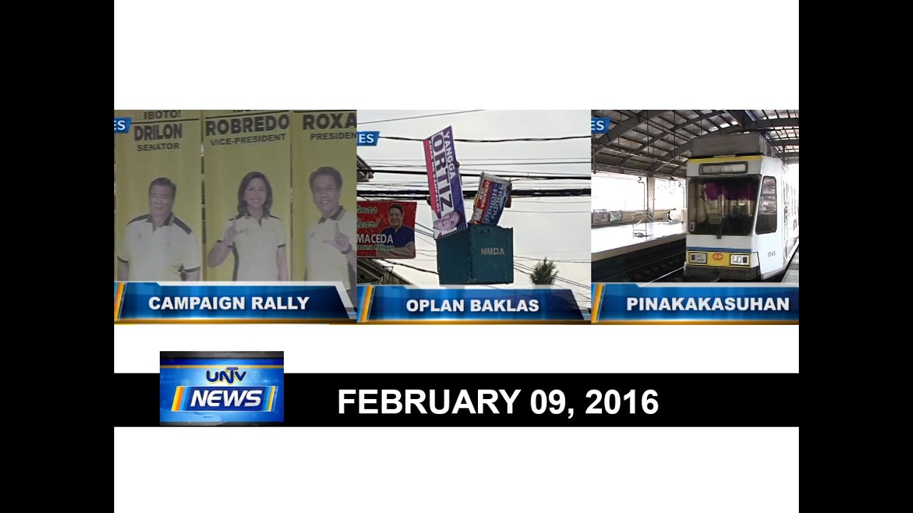 UNTV Life : UNTV News (February 09, 2016)