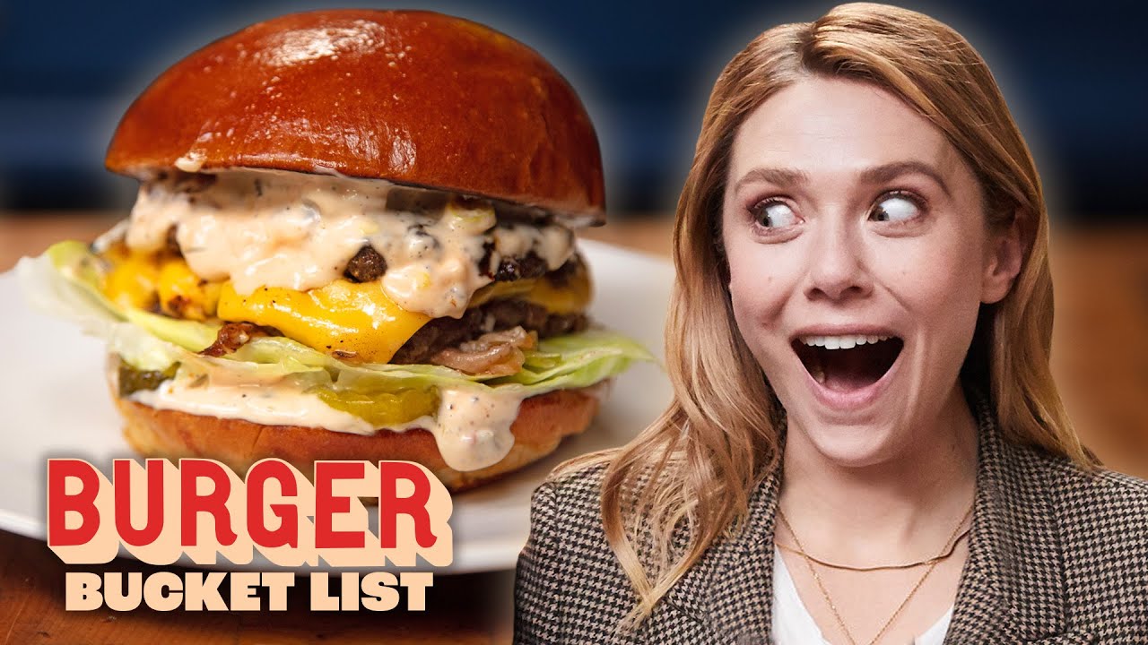Elizabeth Olsen Gets a Burger Master Class | Burger Bucket List