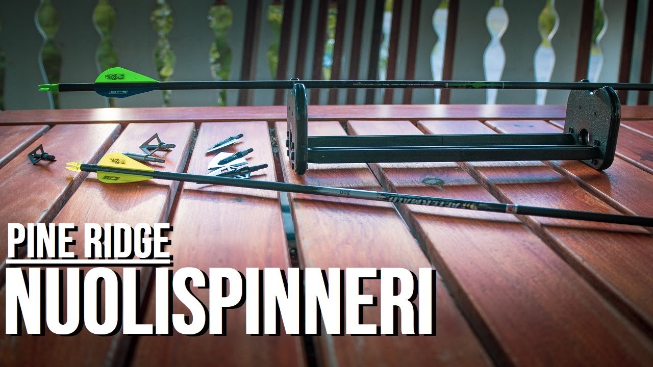 NUOLI SPINNERI KUINKA SIT&Auml; K&Auml;YTET&Auml;&Auml;N // PINE RIDGE RAKENNA TARKEMPIA NUOLIA#jousiammunta #mets&auml;stys