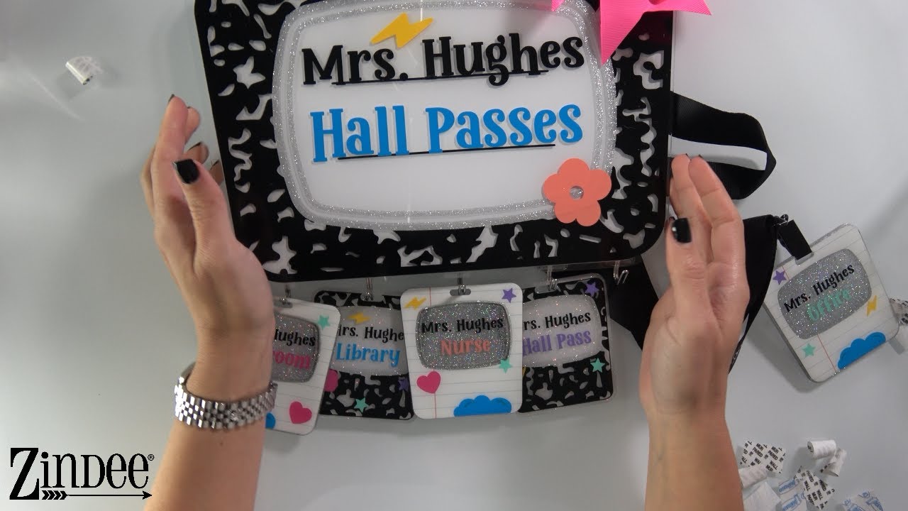 Hall Pass Acrylic Blank Assembly- Part 2- Zindee