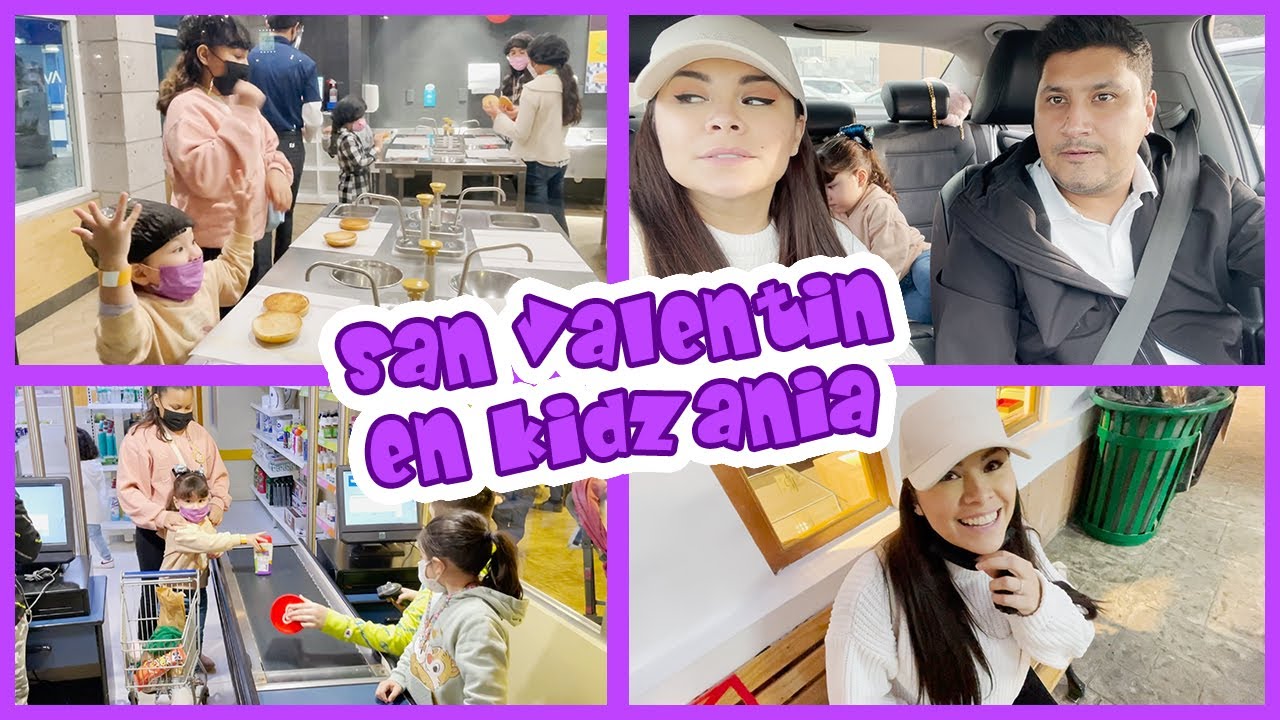 VISITAMOS KIDZANIA / SAN VALENTIN EN FAMILIA / LIZ ELIZONDO EN KIDZANIA / TRABAJANDO EN KIDZANIA