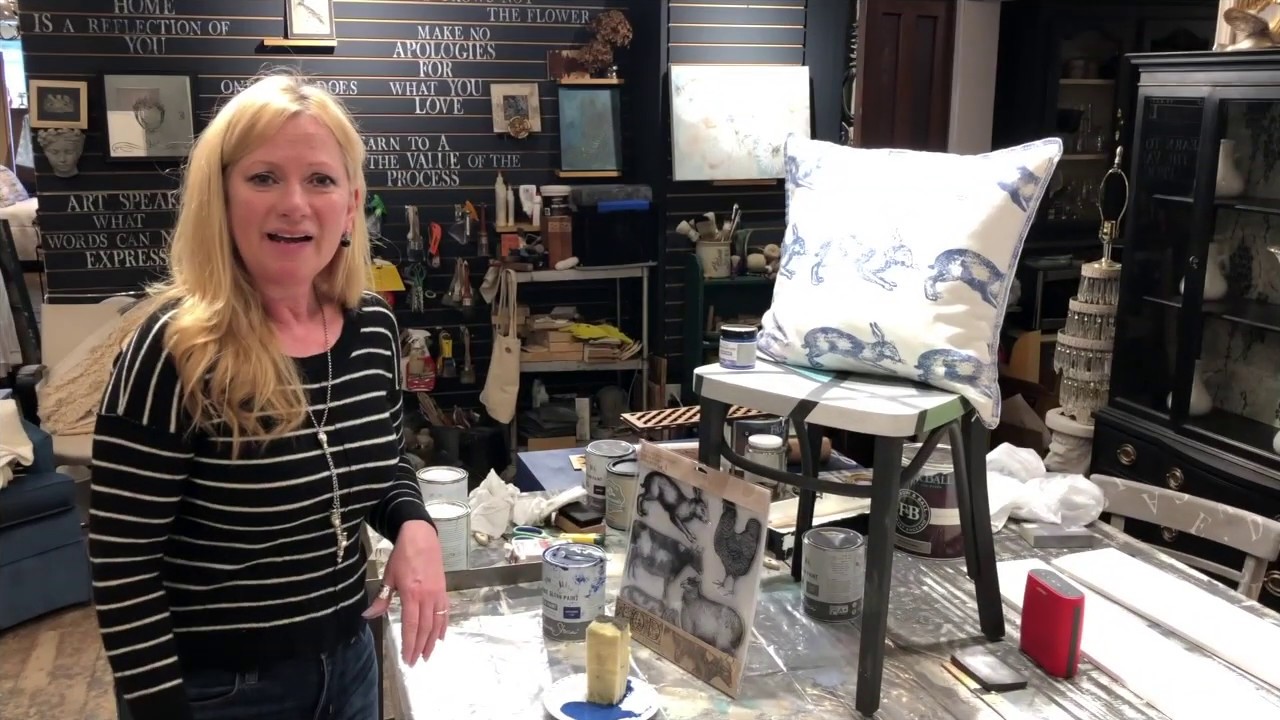 Here's How - Stamping on Fabric