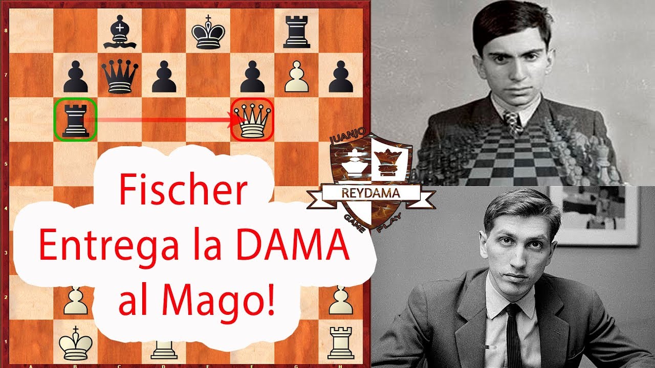 Bobby Fischer entrega la dama a Mijaíl Tal MUY BUENA Remasterizada
