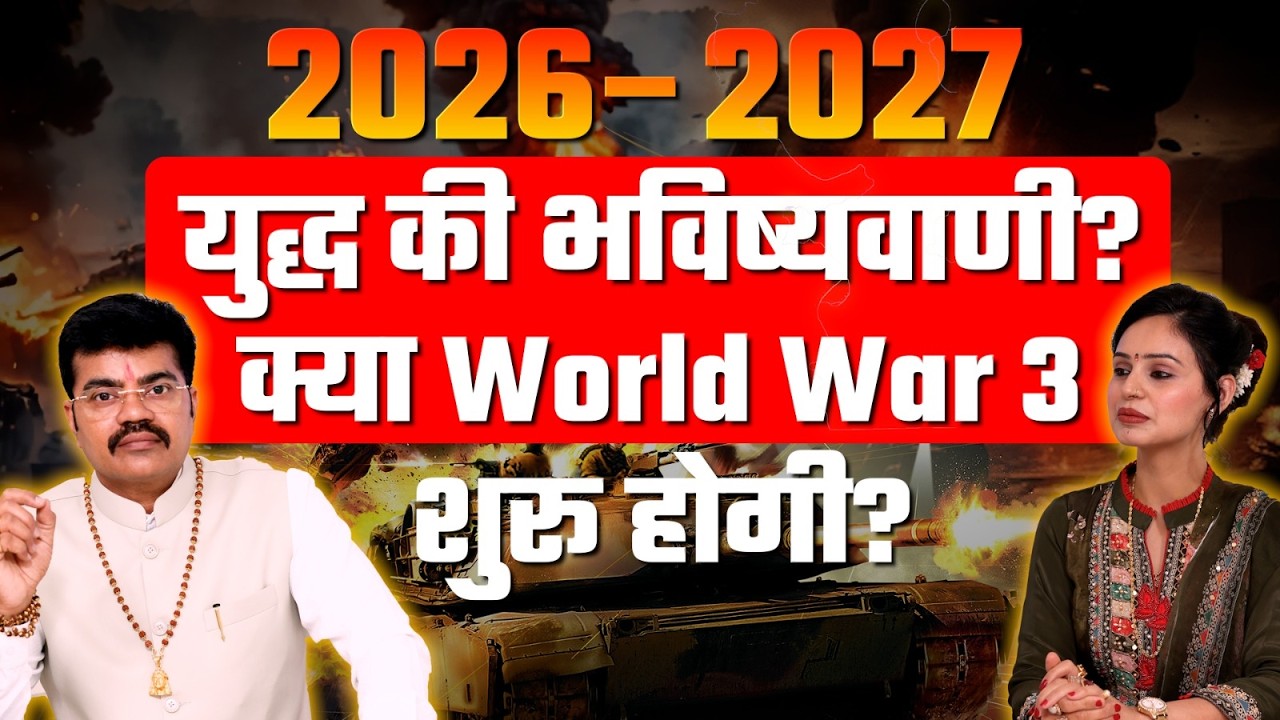 क्या छिड़ेगा तीसरा विश्वयुद्ध ? ज्योतिष ने किया खुलासा #worldwar3 #jyotish #astrology #bhavishyavani