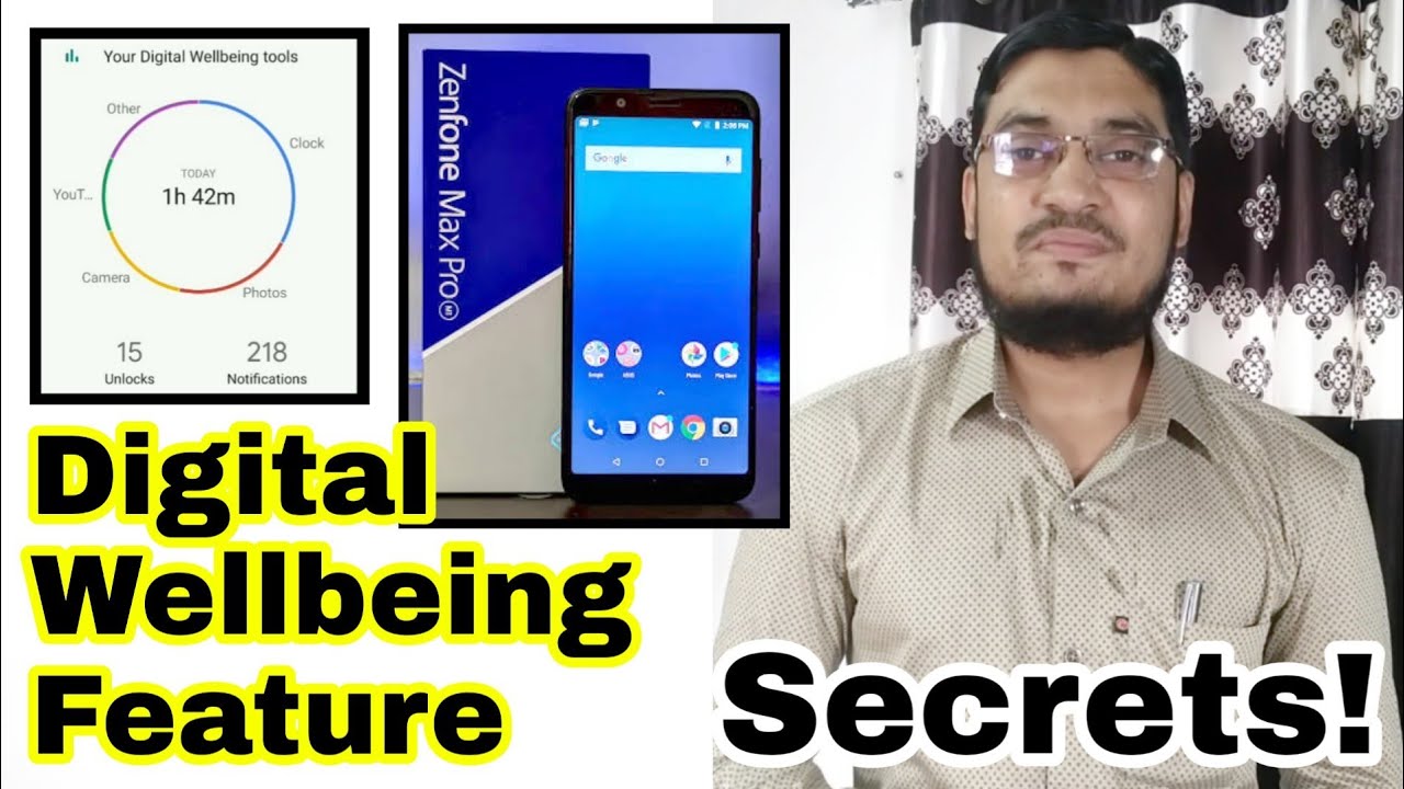 Asus Zenfone Max Pro M1 Digital Wellbeing Feature, Parental Controls In Android 9 & Android 10