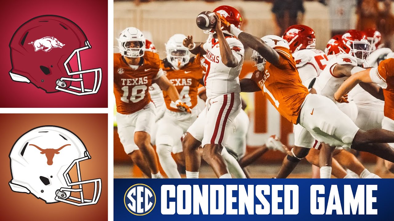 Arkansas Razorbacks at No. 17 Texas Longhorns | Condensed Game | 2025 SEC Football