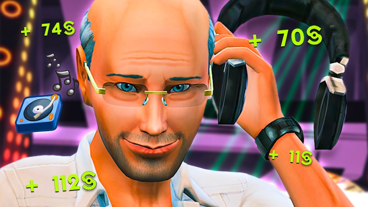 Devenir RICHE en étant DJ 📀 (une galère de fou) | SIMS 4