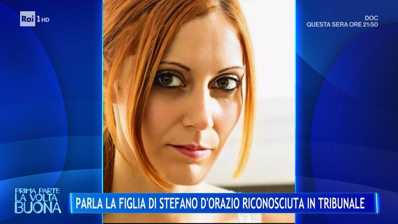 Parla la figlia di Stefano D'Orazio riconosciuta in tribunale - La Volta Buona 10/06/2025