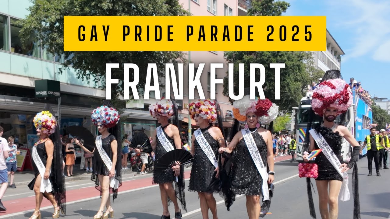 Frankfurt Pride 2025 | CSD Demonstration Highlights – July 19 LGBTQ+ Celebration
