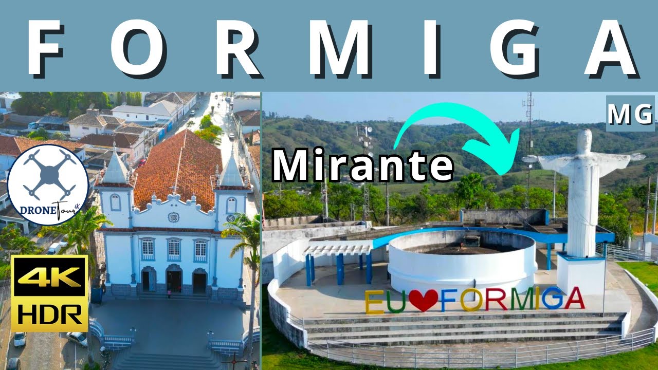 FORMIGA - MG: CONHEÇA DO ALTO ESSA ENCANTADORA CIDADE MINEIRA | 4K ULTRA HD