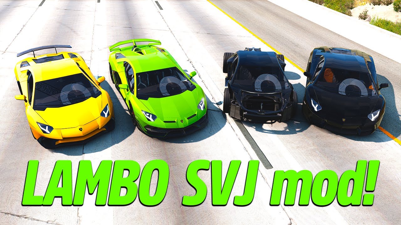 2018 Lamborghini Aventador SVJ Mod for BeamNG.drive | 2K Gameplay + Review