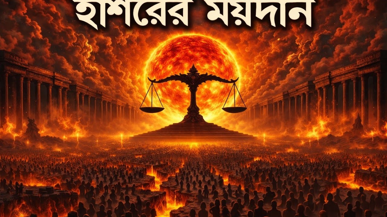 কেয়ামতের দিন হাশরের মাঠে মানুষের অবস্থা কেমুন হবে? 