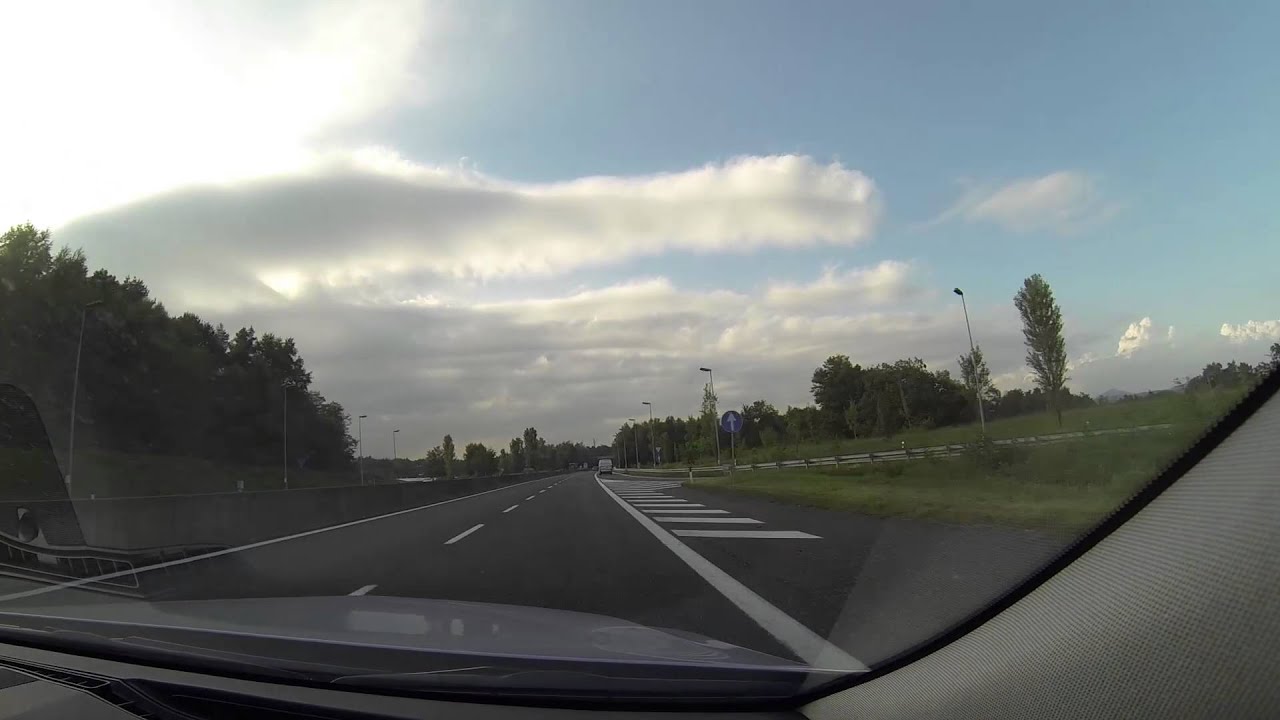 Road from Milan to Stresa