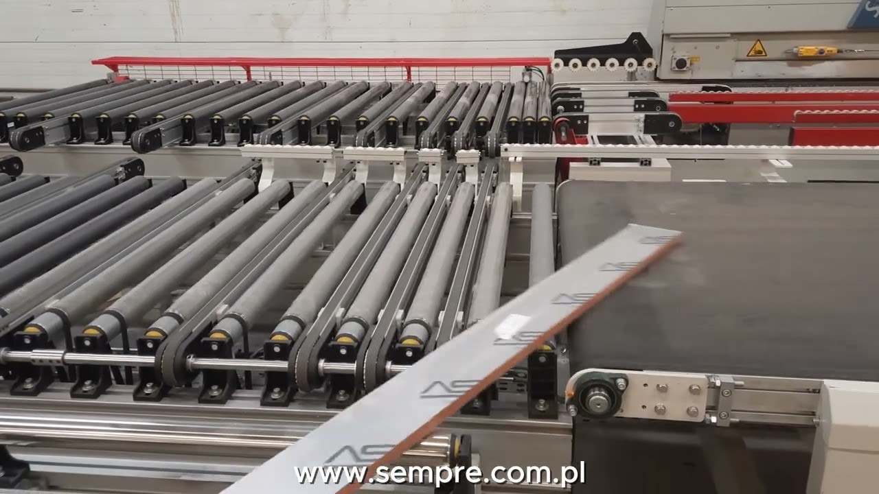 KLIMCZAK Stół powrotny do okleiniarki | Automatyzacja procesu okleinowania