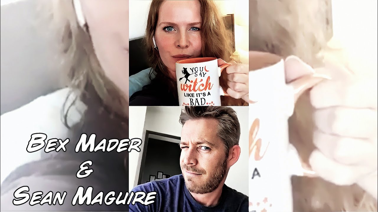 Rebecca Mader and Sean Maguire doing livestream on IG [April 11]
