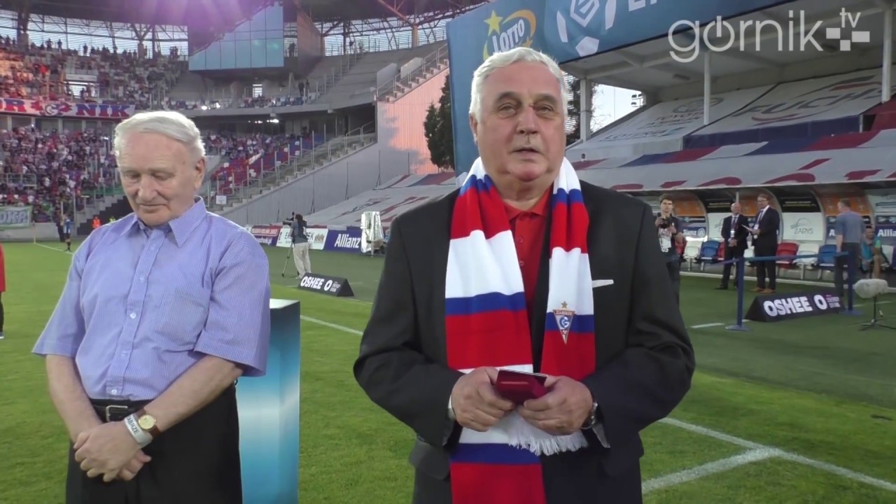 Jan Banaś i Roman Lentner uhonorowani przed meczem z Wisłą