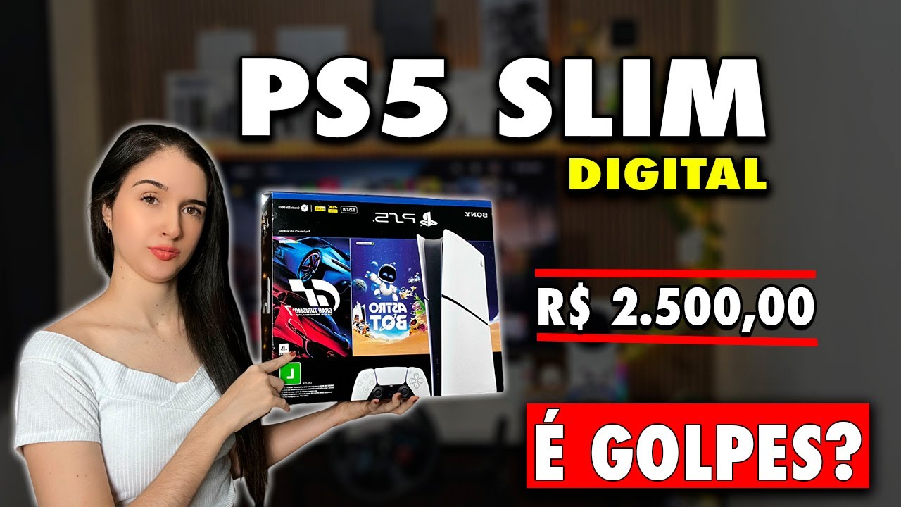 UNBOXING PS5 SLIM DIGITAL 825GB + ASTRO BOT & GRAN TURISMO 7 - Amazon 