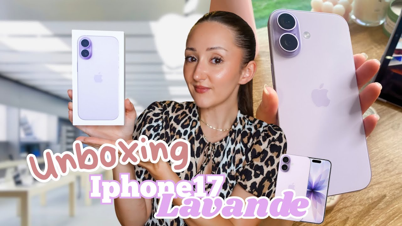 UNBOXING IPHONE 17 LAVANDE