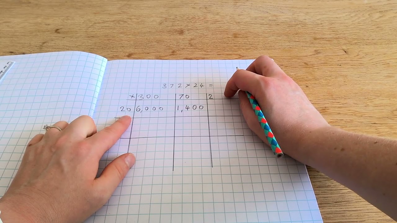 10. Multiplication - 3 Digit x 2 Digit - Grid Method