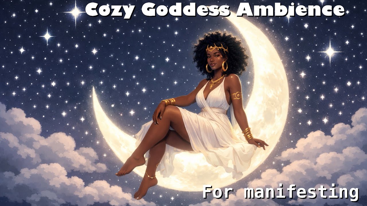 Cozy Relaxing Lofi Goddess Ambience  |1hour long 