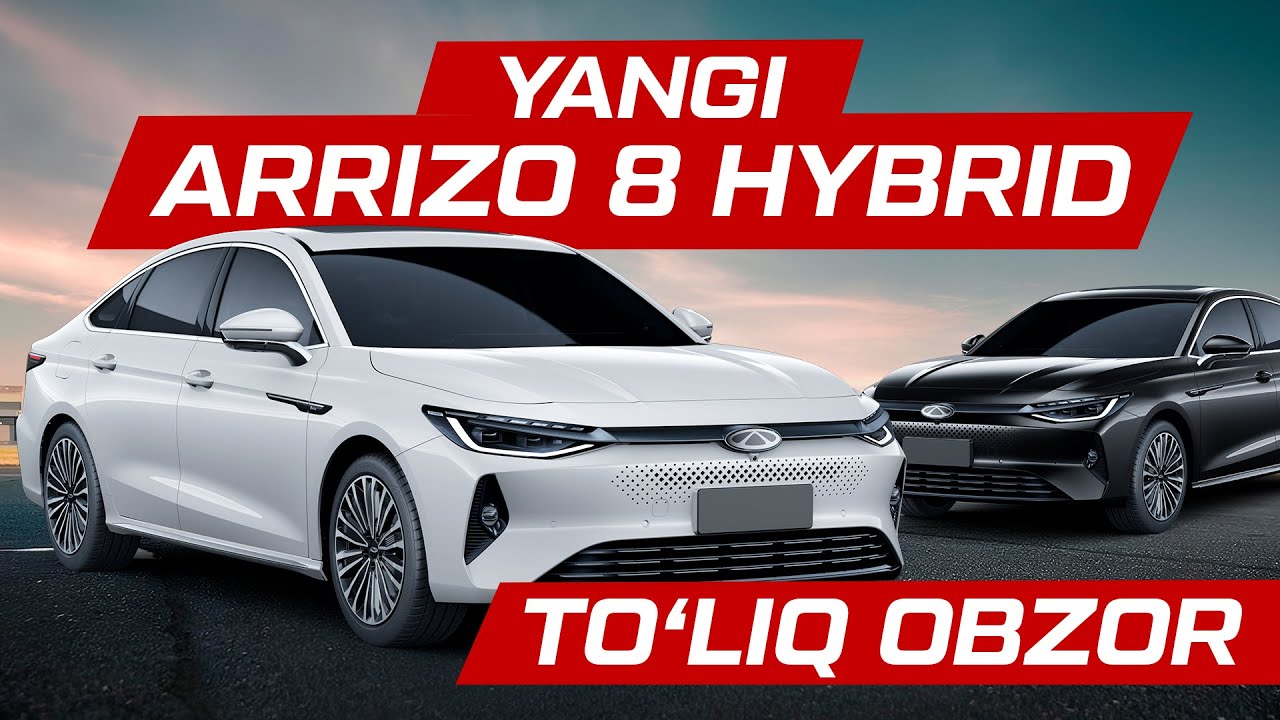 Chery Arrizo 8 Hybrid — Chery avtosalonidan obzor