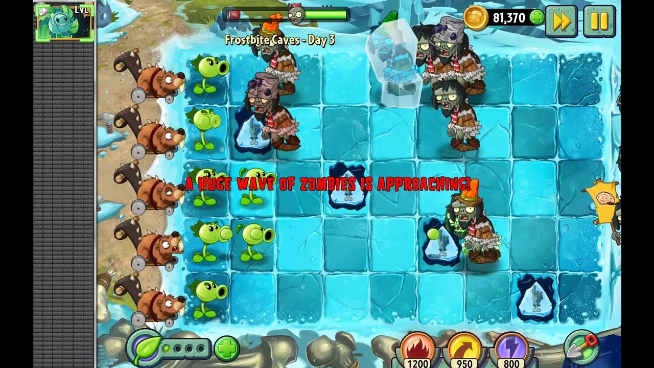 PLANTS vs ZOMBIES 2: ADVENTURE || FROSTBITE CAVES #3 || EPIC BATTLE STRATEGIES! | PvZ2 GAMEPLAY