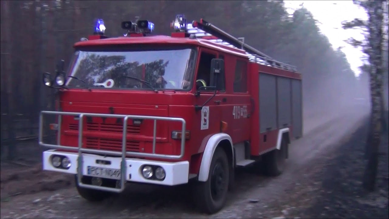 [POŻAR LASU][50ha] Alarmowo 20 zastępów OSP i PSP po wodę  powiat Czarnkowsko-Trzcianecki