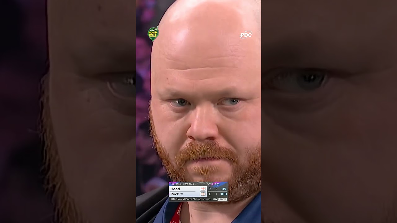 JUSTING HOOD BREAKS ROCK INTO PIECES! 2026 WORLD DARTS CHAMPIONSHIP