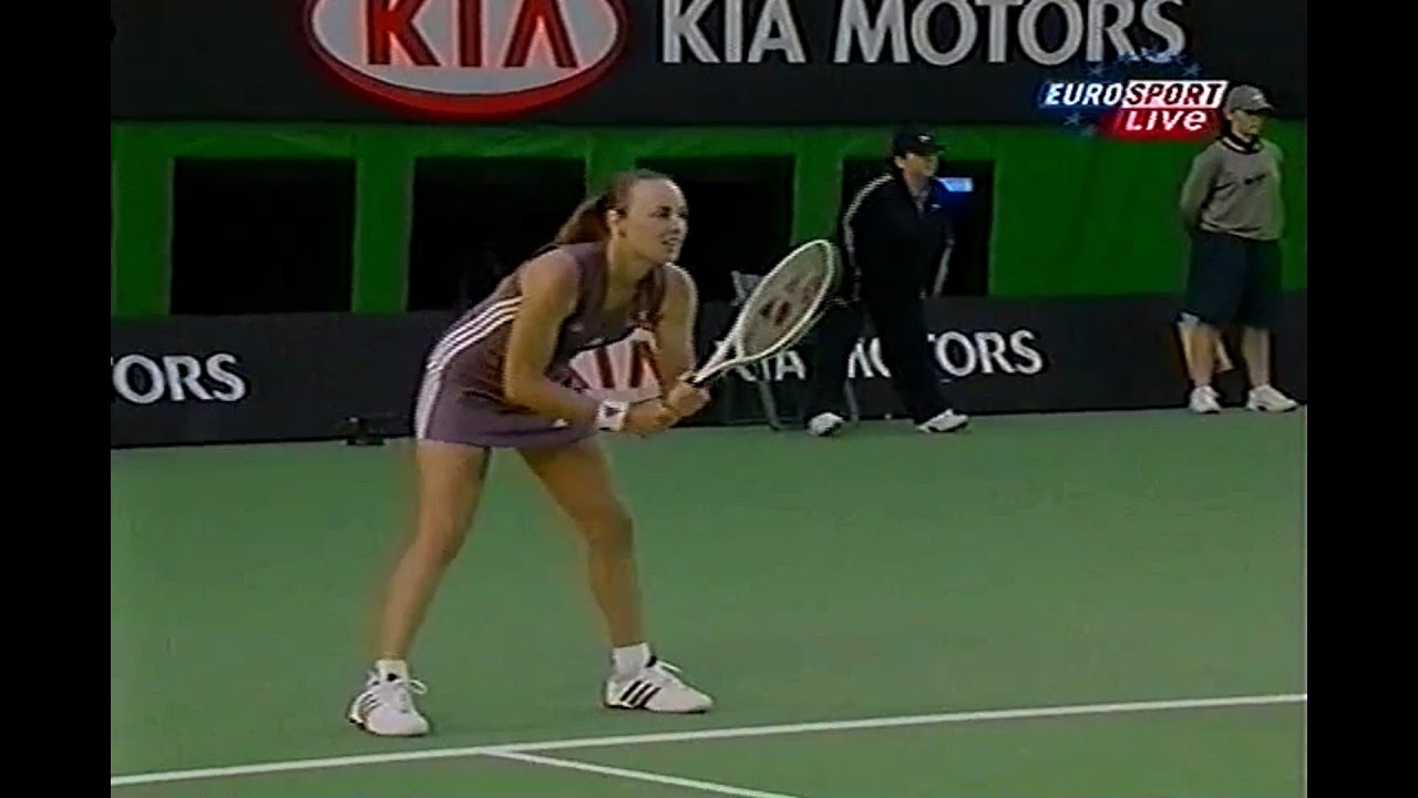 Martina Hingis vs. Barbara Rittner Australian Open 2002 R3