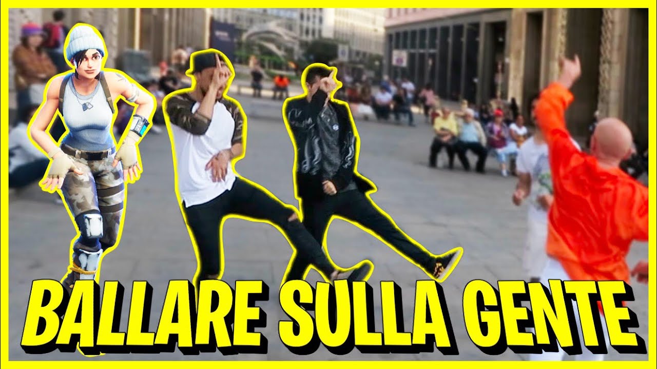 TI BALLO IN FACCIA FORTNITE sulla gente