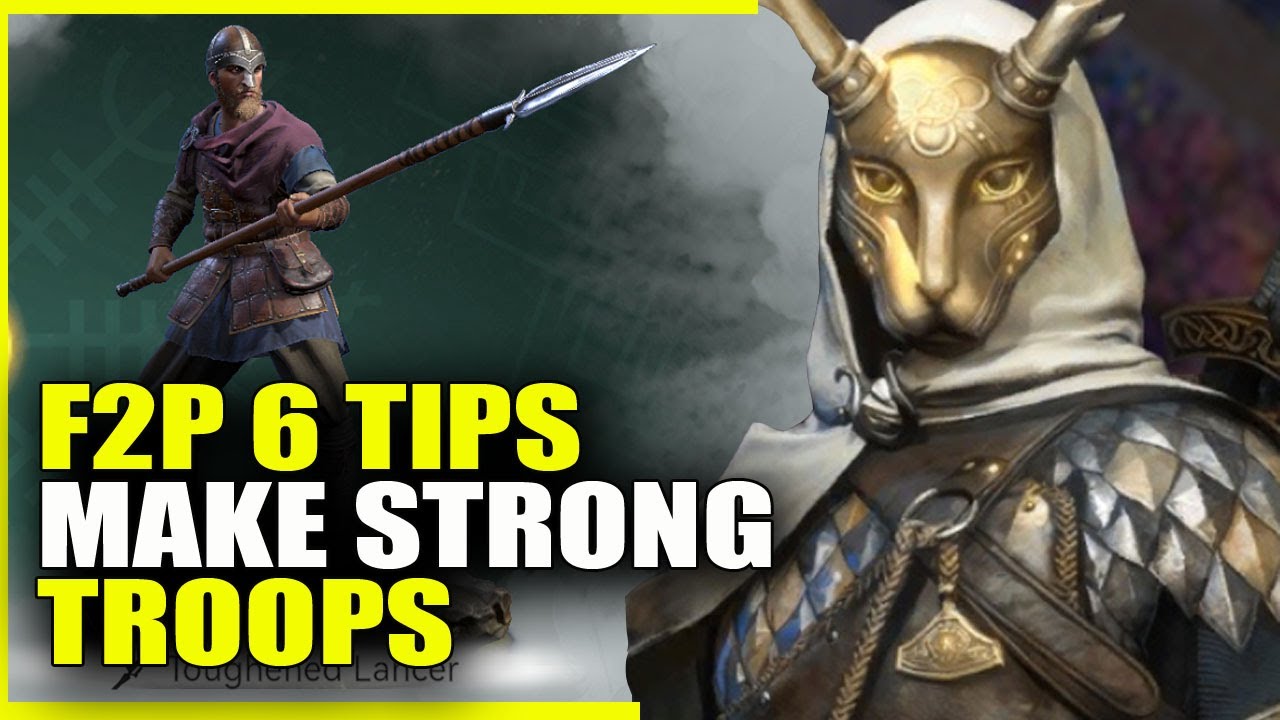 6 советов по созданию сильных войск (F2P) || Советы и рекомендации по Viking Rise