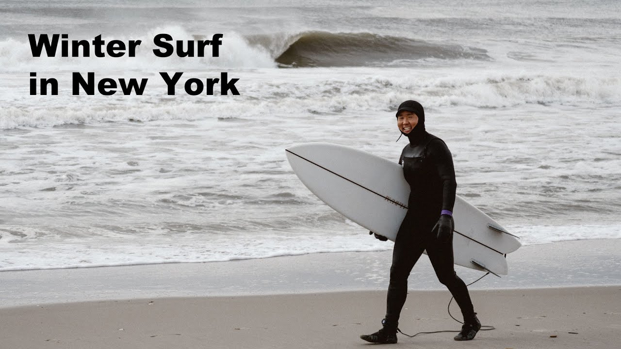 Winter Surf In New York
