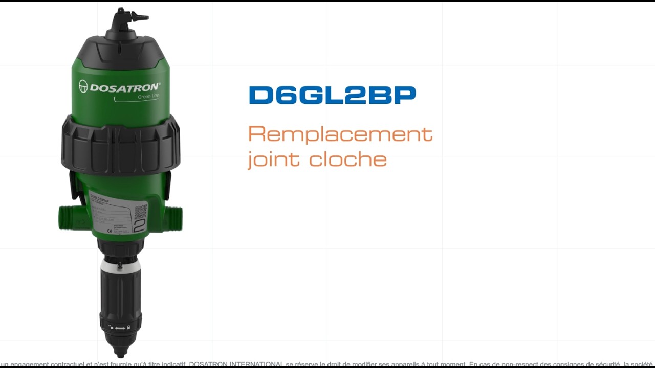 D6GL2BP Remplacement joint cloche