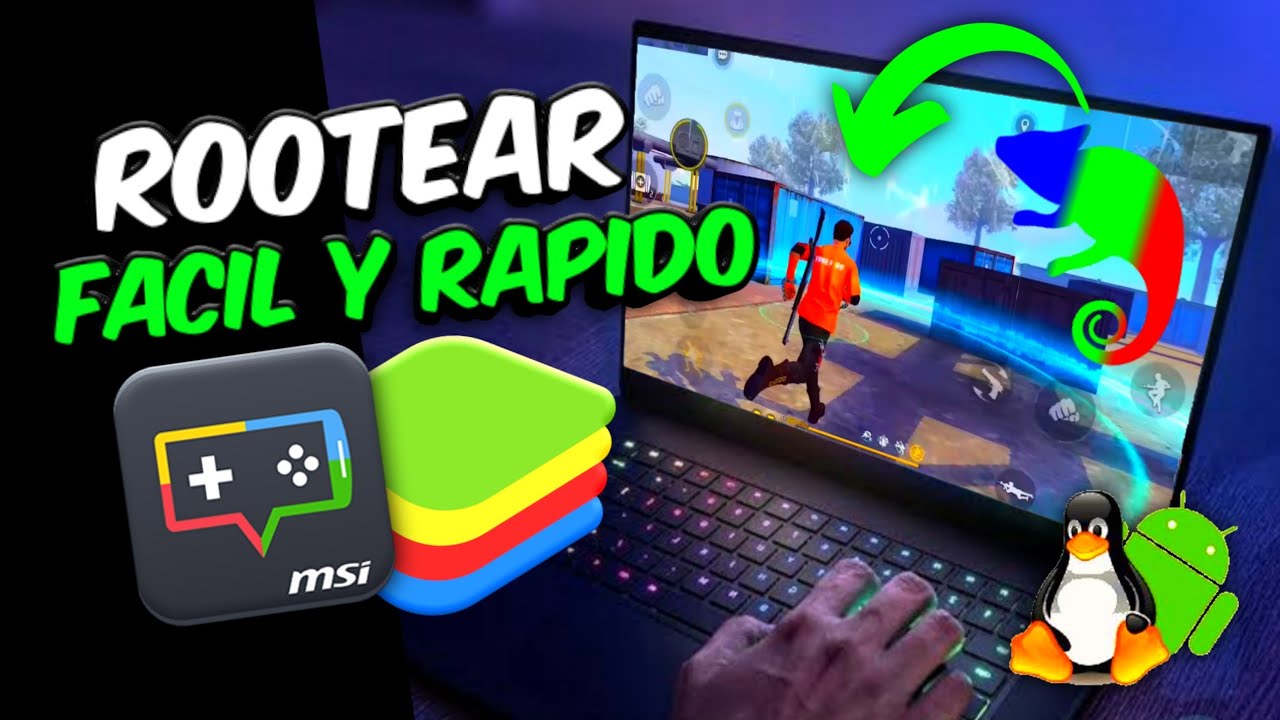 Como ROOTEA MSI 5 y BLUESTACKS de Manera FACIL Y RAPIDA  ✅Como PONER COLORES SATURADOS en FREE FIRE