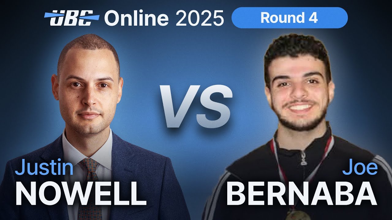 UBC Online 2025 Rd 4  Justin Nowell Vs Joe Bernaba