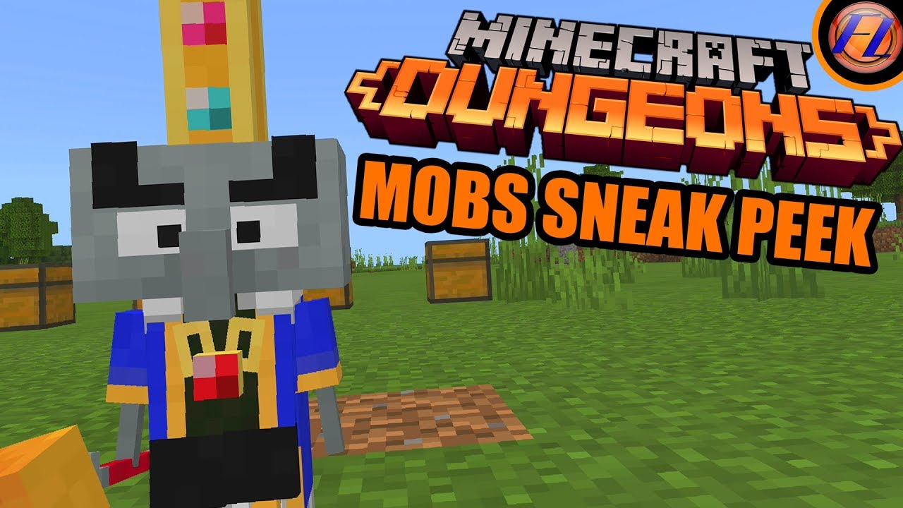 *NEW* Minecraft Dungeons Mobs SNEAK PEEK