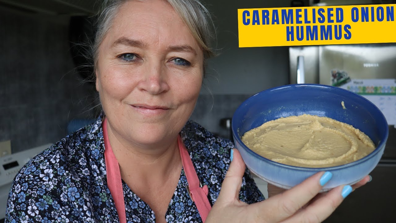 How to Make Your own Hummus | Caramelized Onion and Plain | With No Tahini