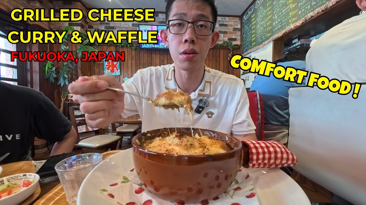 Melty Grilled Cheese Curry & Crispy Waffles in Nagasaki 長崎 | Hidden Comfort Food