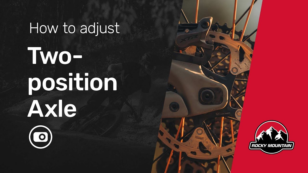 How to adjust the Rocky Mountain Altitude two-position axle
